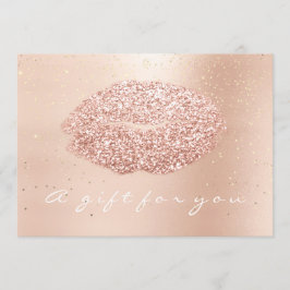 Cadeaubon Roos Gold Confetti Kiss Beauty