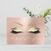 Cadeaubon Roze Rose Gold Lash Beauty Studio (Staand voorkant)