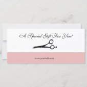 Cadeaubon schaar (Achterkant)