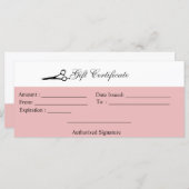 Cadeaubon schaar (Voorkant / Achterkant)