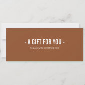 Cadeaubon Schilderen met Waterverf Pottenbakkerij  Kaart (Achterkant)