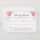 Cadeaubon Shabby Chic Roses & Rustic Floral (Achterkant)