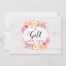 Cadeaubon Shabby Chic Roses & Rustic Floral