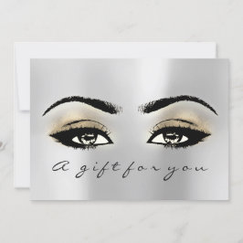 Cadeaubon Silver Gold Lash Beauty Makeup