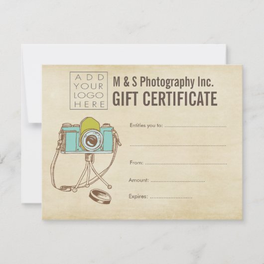 Cadeaubon Sjabloon Schoonheidssalon voor Haar (Voorkant)