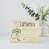 Cadeaubon Sjabloon Schoonheidssalon voor Haar (Staand voorkant)