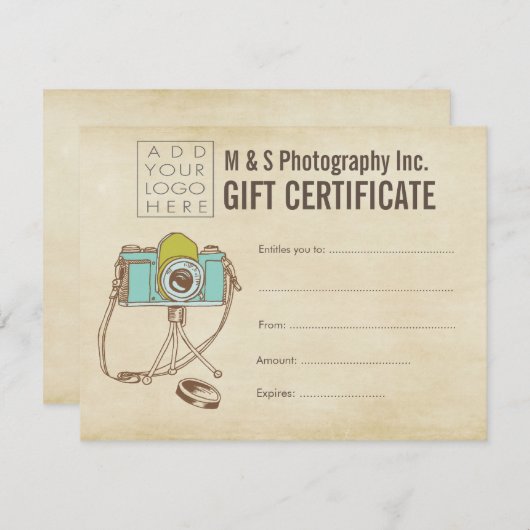 Cadeaubon Sjabloon Schoonheidssalon voor Haar (Voorkant / Achterkant)