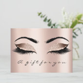 Cadeaubon Skinn Lux Gold Lash Beauty Makeup (Staand voorkant)