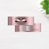 Cadeaubon Small Lashes Makeup Grey Mini Visitekaartjes (Bureau)