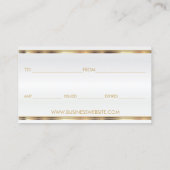 Cadeaubon So Pink Lipstick Business Kortingskaartje (Achterkant)