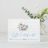 Cadeaubon Southern Floral Cotton Moon Kaart (Staand voorkant)