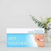 Cadeaubon Tandheelkundige Zorg Gezonde Glimlach Bl Bedankkaart (Staand voorkant)