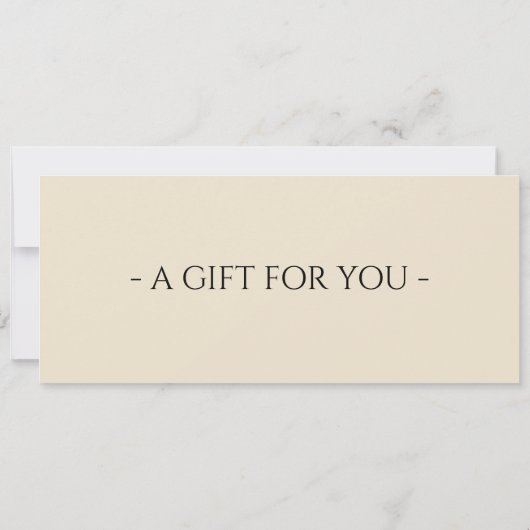 Cadeaubon Trompetlessen Kaart (Achterkant)