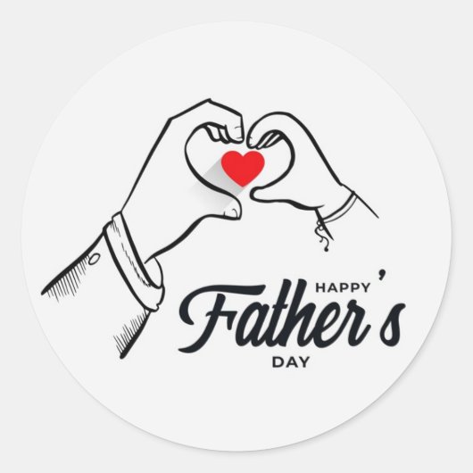 Cadeaubon Vaderdag sticker (Voorkant)