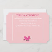 Cadeaubon Valentijn Eigen elegant chic "Date Coupo Feestdagenkaart (Achterkant)