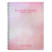 Cadeaubon van Dank Aangepast GRATITUDE Dagboek BUD Notitieboek (Voorkant)