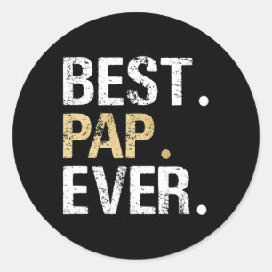 Cadeaubon van kleindochter kleinkind Beste Opa Ronde Sticker