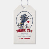 Cadeaubon Verjaardag Koude Cowboy Rodeo Bedankt Cadeaulabel (Voorkant)