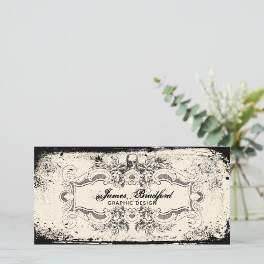 Cadeaubon Victoriaanse Schedel (Staand voorkant)