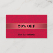 Cadeaubon Visitekaartje (Voorkant)