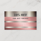 Cadeaubon Visitekaartje (Voorkant)