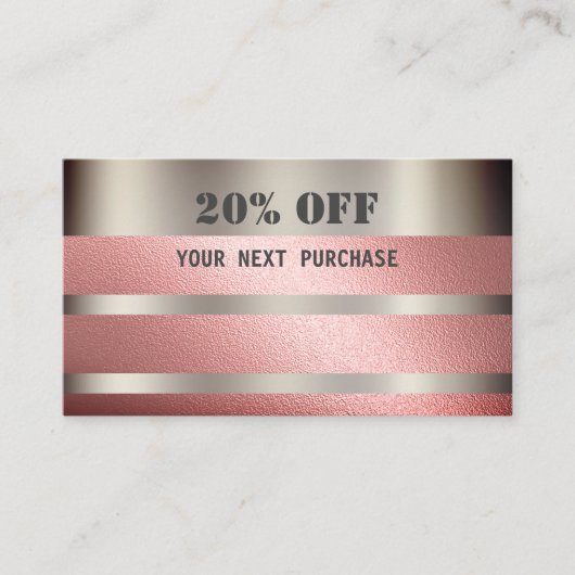 Cadeaubon Visitekaartje (Voorkant)