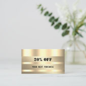 Cadeaubon Visitekaartje (Staand voorkant)