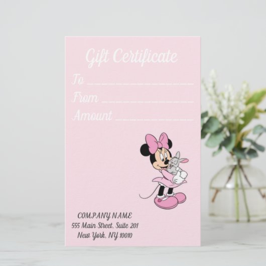 Cadeaubon voor 10 vellen briefpapier (Staand voorkant)