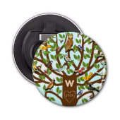 Cadeaubon voor aangepaste gezinshereniging button flesopener (Voorkant)