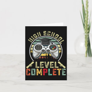 Cadeaubon voor afgestudeerde gamer op schoolniveau kaart