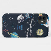 Cadeaubon voor astronaut in de ruimte, sterrenstel Case-Mate iPhone case (Achterkant (horizontaal))