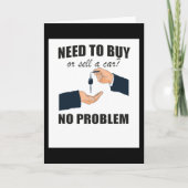 Cadeaubon voor autohandelaar kaart (Voorkant)