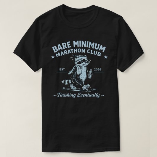 Cadeaubon voor Bare Minimum Marathon Club Funny Ru T-shirt (Design voorkant)