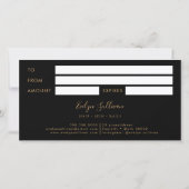 cadeaubon voor bruine mager (Achterkant)