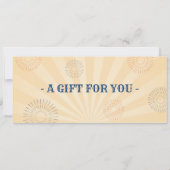 Cadeaubon voor carnavalspark kaart (Achterkant)