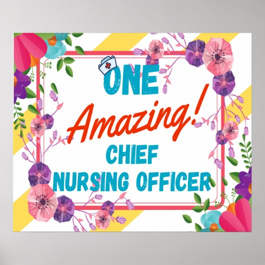 Cadeaubon Voor Chief Nursing Officer Poster (Voorkant)