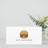 Cadeaubon voor Cute Burger Restaurant (Staand voorkant)