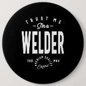 Cadeaubon voor de functie Welder Ronde Button 6,0 Cm (Voorkant)