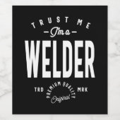 Cadeaubon voor de functie Welder Wijn Etiket (Enkel label)