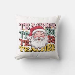 Cadeaubon voor docent   Kerstman Docent Kussen