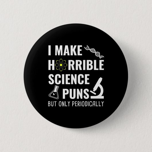Cadeaubon voor docent | Scheikunde Ik maak verschr Ronde Button 5,7 Cm (Voorkant)
