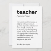 Cadeaubon voor docenten - Cadeaubon voor docenten Bedankkaart (Voorkant)