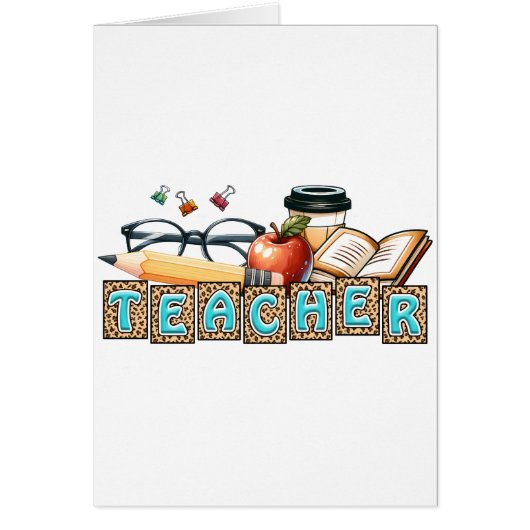 Cadeaubon voor docenten | Potlood docent (Voorkant)