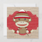 Cadeaubon voor een apenkapleutel met contactdoos H Bedankkaart (Achterkant)