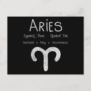 Cadeaubon voor een Ram-sterrenbeeld voor Astrologi Briefkaart