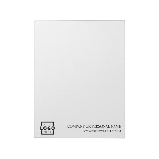 Cadeaubon voor eigen Logo bedrijf Notitieblok (Linkerzijde)