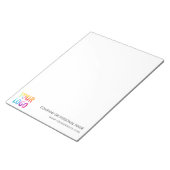 Cadeaubon voor eigen Logo bedrijf Notitieblok (Schuin)