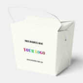 Cadeaubon voor favoriete Logo met naam Website Bedankdoosjes (Achterkant)