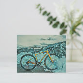 Cadeaubon voor fietsliefhebber briefkaart (Staand voorkant)