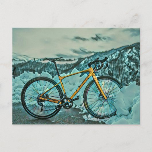 Cadeaubon voor fietsliefhebber briefkaart (Voorkant)